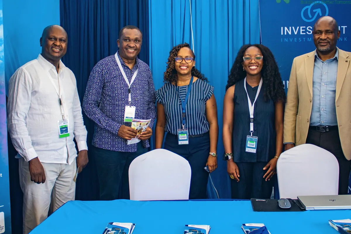 The Investcent team at an investor event